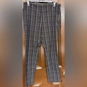 a new day Black Plaid Trouser Pants